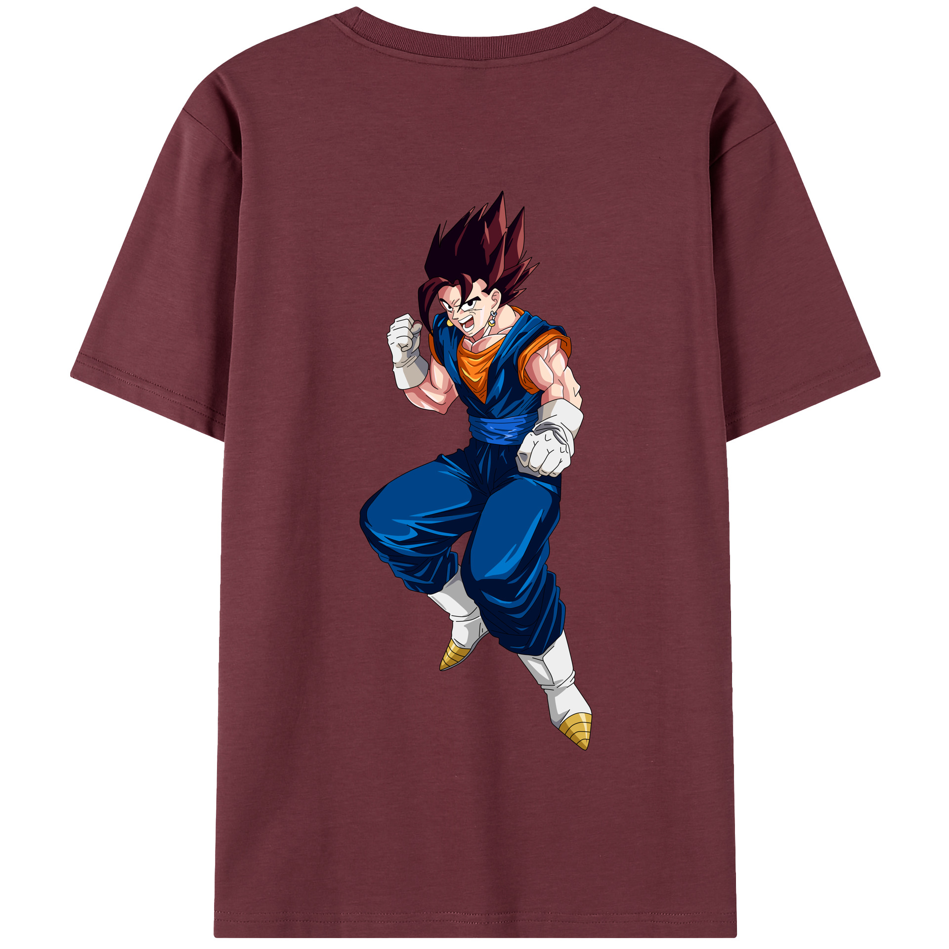 （画像用） ドラゴンボール 孫 悟飯（そんごはん）DRAGON BALL Son Gohan 綿100％半袖Tシャツ（背面プリント）